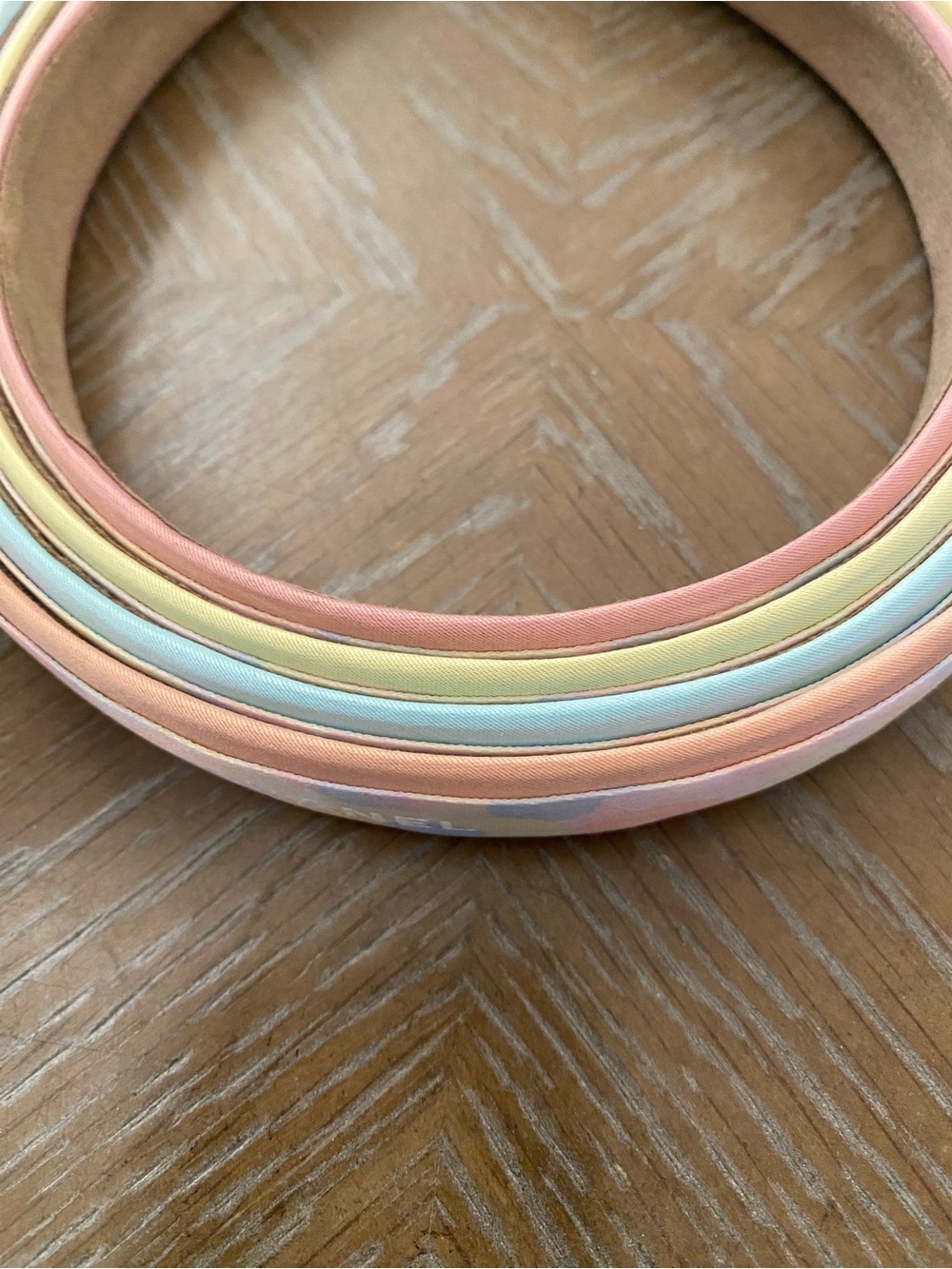 Chanel Ribbon Pastel Bubbles Headband in Light Blue - Picture 7 of 7